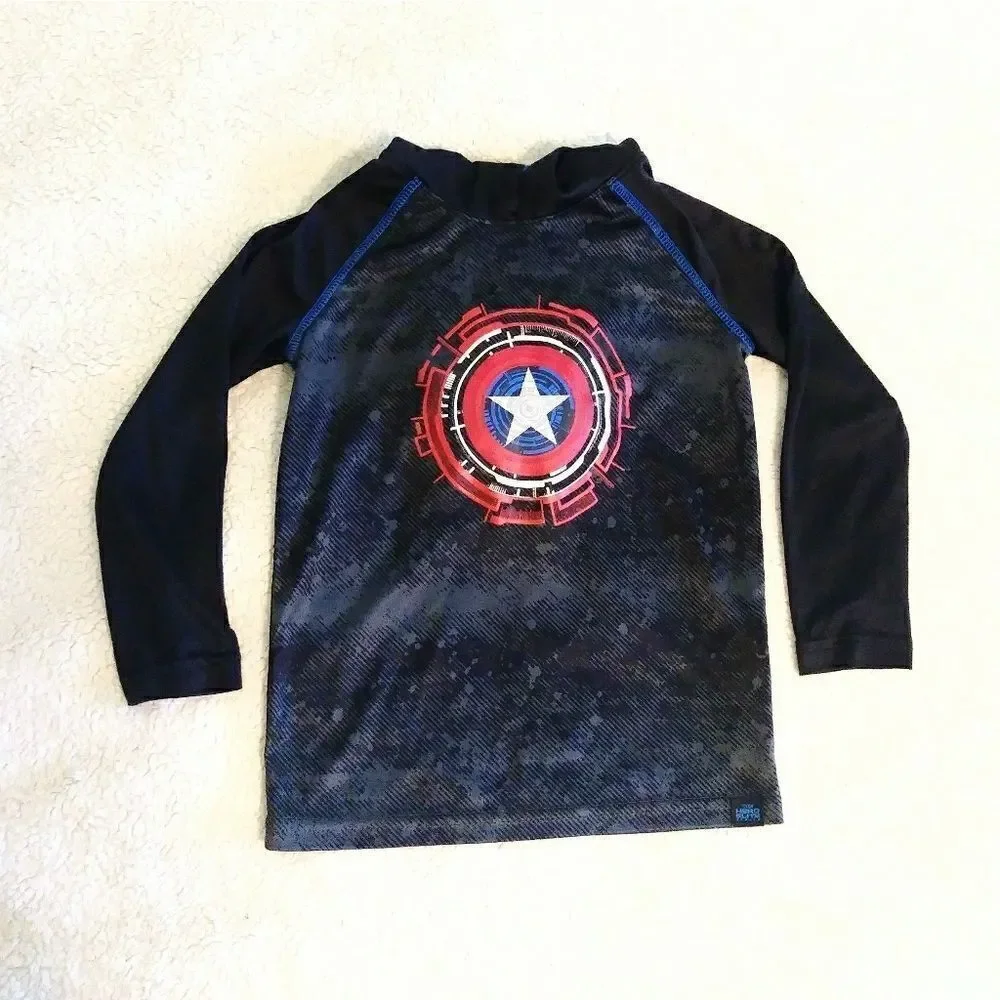 Little Boy’s Marvel Captain America and Iron Man Hoodie